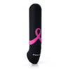 Small vibrator made of PU coated plastic with push button. Comes in black and white colors.