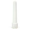 Plastic traditional vibrator with smooth texture.
