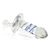 Dichroic juicer with rotator plate glass dildo