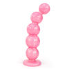 Ribbed silicone probe with angled shaft and flared harness compatible base. Ribbed silicone probe with angled shaft and flared harness compatible base.