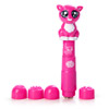 Waterproof plastic pocket rocket kit with 4 interchangeable tips and powerful vibrations. Waterproof plastic pocket rocket kit with 4 interchangeable tips and powerful vibrations.
