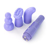 Discreet vibrator with three TPR sleeves. Discreet vibrator with three TPR sleeves.