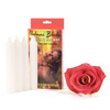 Specially developed candles can be safely dripped on body