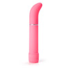 Velvety vibrator from PU coated plastic for g-spot and p-spot stimulation.