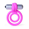Dual rings with 3-speed removable stimulator provide maximum stability for him and powerful stimulation for her, are made from unscented Silicone (enhancer), ABS with Metallic Plating (stimulator).