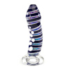 Curved glass g-spot sex toy