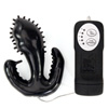 Soft phthalate-free jelly male anal stimulator with five speeds of vibration