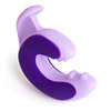 Silicone g-spot curved dildo with nubbed tip and velvety texture. Silicone g-spot curved dildo with nubbed tip and velvety texture.