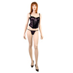Heart bustier with g-string