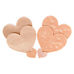 Crème heart pasties