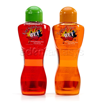 Wet heating massage lotion - Lotion