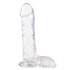 Crystal jellies ballsy royal - Realistic dildo 