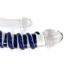 Reversed double penetration glass dildo gun - Glass dildo