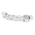 Clear ribbed G-spot wonder - Glass G-spot shaft