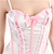 Polka dot passion corset with thong - Corset and panty set