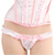 Polka dot passion corset with thong - Corset and panty set