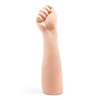 Supersize your orgasms with satisfying fisting with this 14" ultra-realistic dildo shaped like a clenched fist and made out of super-flexible, skin-like material for extra-fulfilling pleasure.