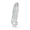 Become 1 1/4 inches bigger while the inner nubs caress your shaft and the ring provides additional support and stamina.