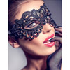 Mysterious. Sexy. Irresistible. In this mask you will be a queen of the ball. Enjoy its intricate woven pattern, highlighting your features.