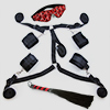 Soft touch bed restraint kit