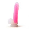 With the pink core shining through the soft outer layer, this silicone shaft has the softness to indulge your sensuality and the warrior stamina to satisfy your carnal desires.