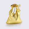 Gold gift pouch