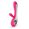 Fully-waterproof multifunction dual-action vibrator made with an ABS core wrapped in the smoothest silicone.