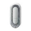 Masturbation sleeve made from TPE in a travel plastic case with intricate texture and strong suction.
