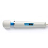 Hitachi magic wand vibrator is a two-speed massager with a soft flexible head.