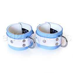 Blue jaguar wrist cuffs