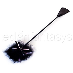 Good girl bad girl feather spanker