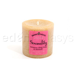 Beeswax aromatherapy pillar candle