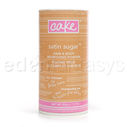 Satin sugar hair and body powder for lighter hues