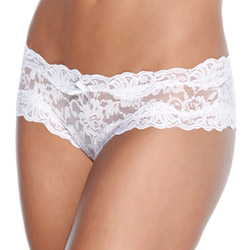 White lace crotchless panty reviews