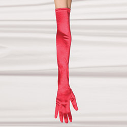 Satin lycra gloves