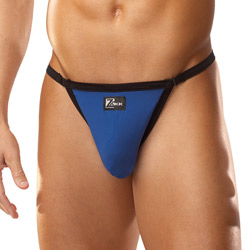 Blue thong with clasps reviews
