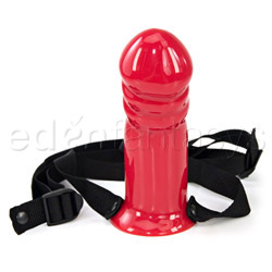 Red boy curved strap-on royal