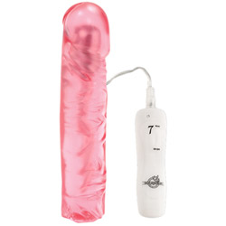 Vibrating 8" jelly dong