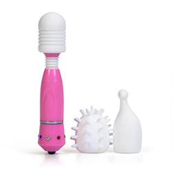 Micro wand massager with attachments