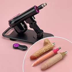 Auto fuk pro + extra dual dildo set
