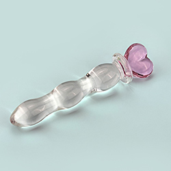 Pink heart glass dildo reviews