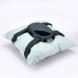 Riding base with straps