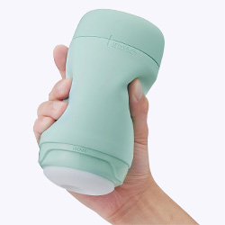 TENGA Puffy Stroker - Mint Green - 