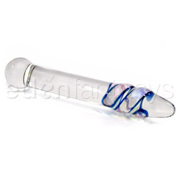 Bulbous head dichro wrap glass dildo wand View #1