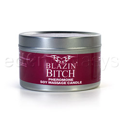 Pheromone soy massage candle