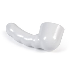 Curved massager attachment