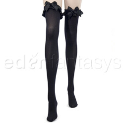 Thigh highs with ruffles and bows reviews