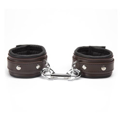 Black leather ankle cuffs reviews