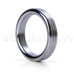 Groove stainless steel cock ring
