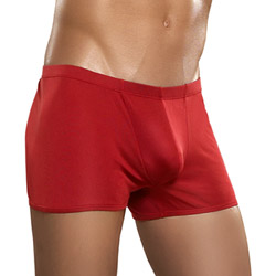 Red knit silk low rise short reviews